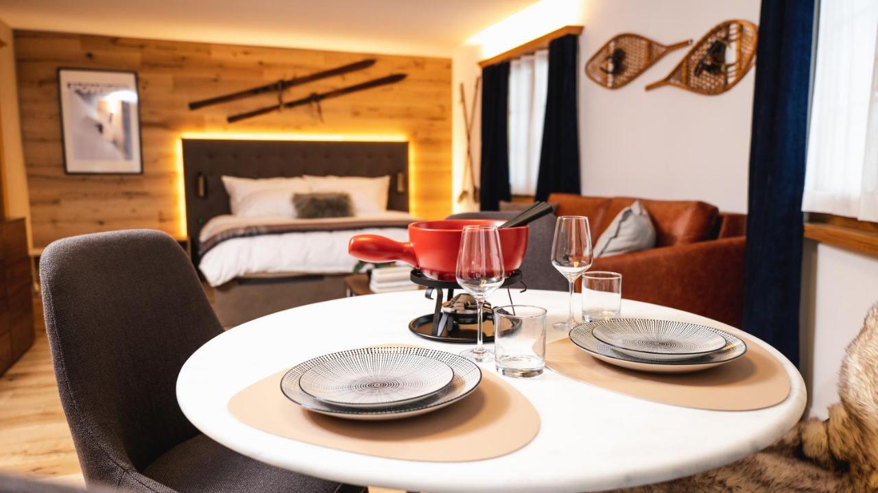 Wunderstay Alpine 3 Chic Studio Central Location Klosters-Serneus Exterior foto